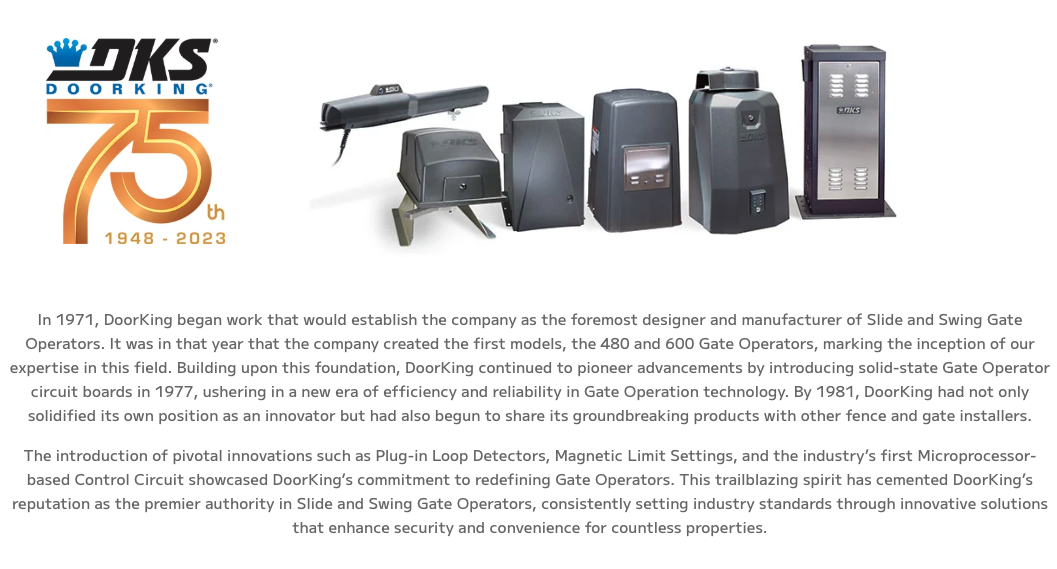 doorking gate operator installer austin