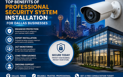 Top Benefits of Professional Security System Installation for Dallas Businesses