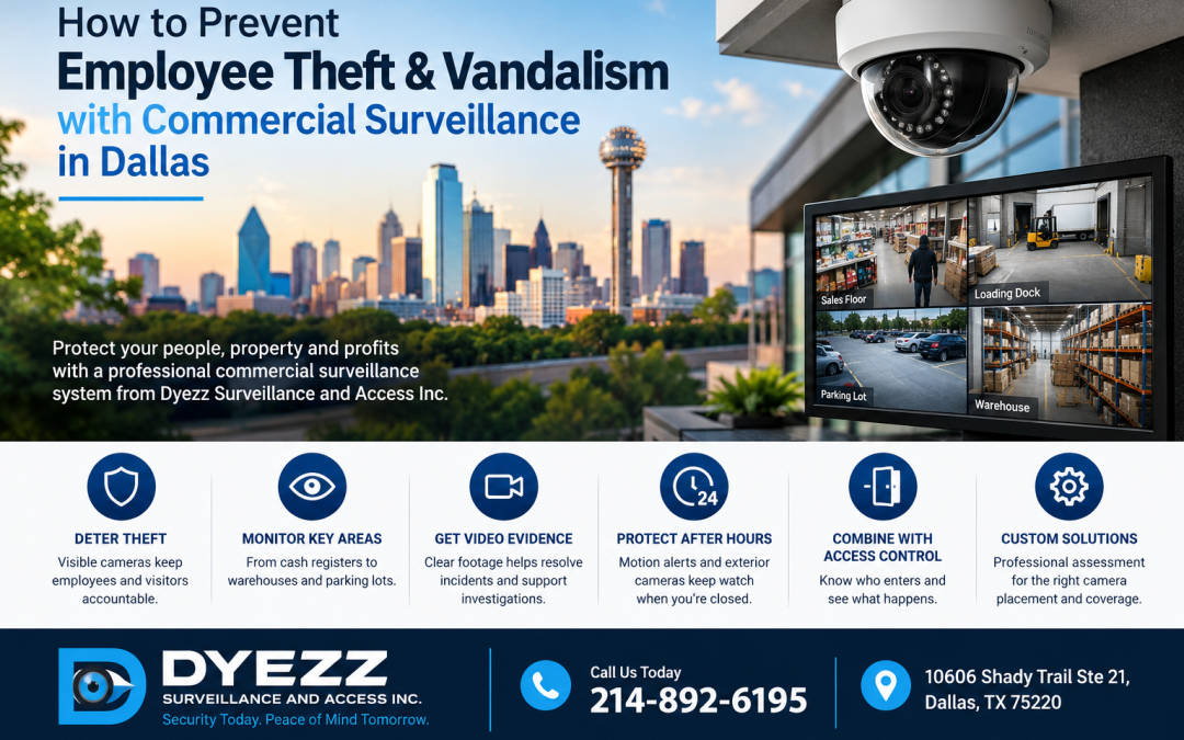 How to Prevent Employee Theft & Vandalism with Commercial Surveillance in Dallas