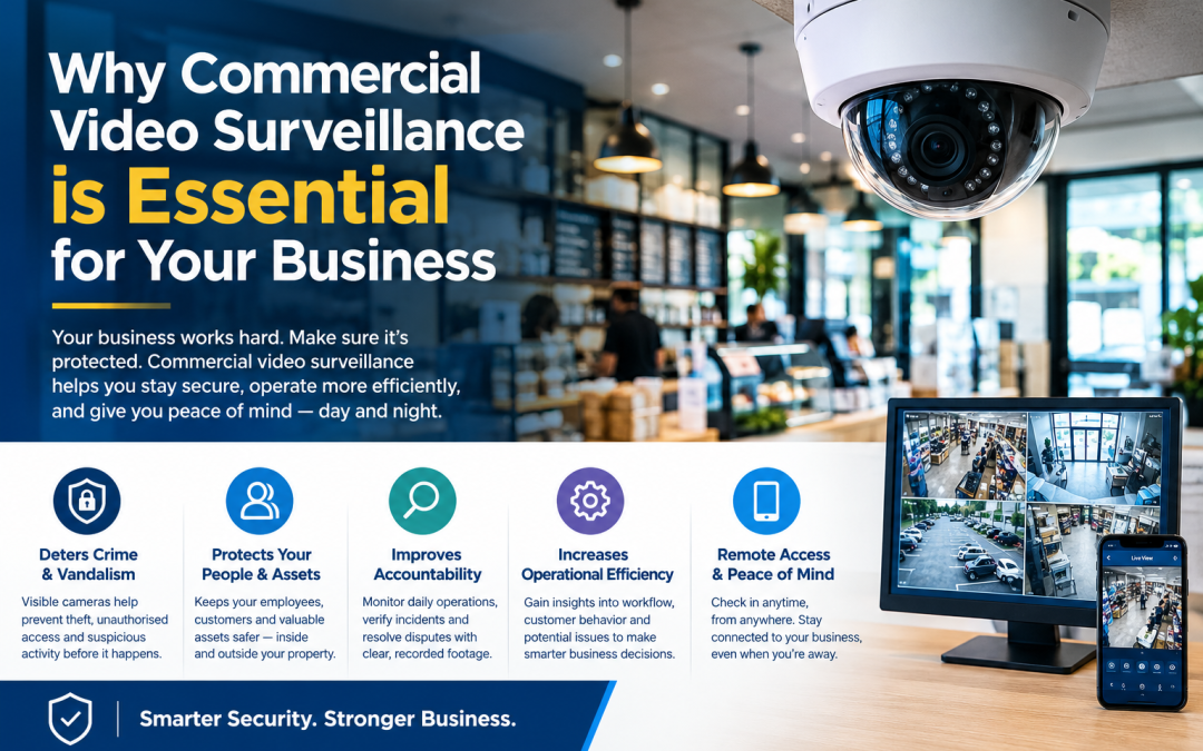 Why Commercial Video Surveillance Is Essential for Your Business